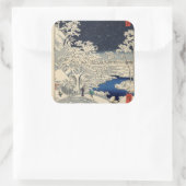 Sticker Carré Drum Bridge à Meguro et Sunset Hill. (Sac)