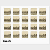 Sticker Carré Drying leather, Argentina (Feuille)