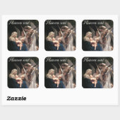 Sticker Carré du ciel envoyé (Feuille)