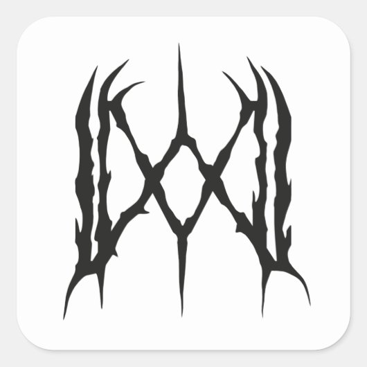 Sticker Carré du logo MW (Devant)