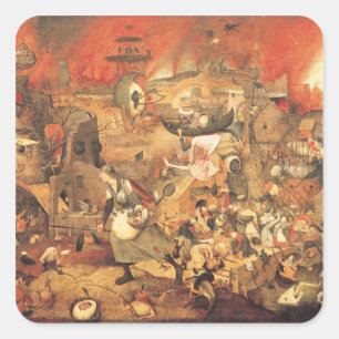 Sticker Carré Dulle Griet 1564