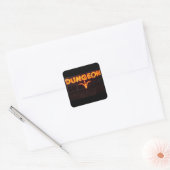 STICKER CARRÉ DUNGEON (Enveloppe)