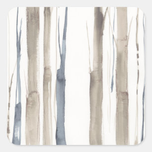 Sticker Carré Duo Tone Trees II