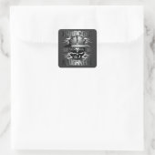 STICKER CARRÉ DUR À CUIR HARDCORE (Sac)