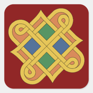 Sticker Carré Durrow Knotwork 2016