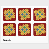 Sticker Carré Durrow Knotwork 2016 (Feuille)