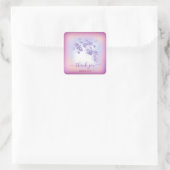 Sticker Carré Dusty Blue Glitter Berry Merci 16ème (Sac)