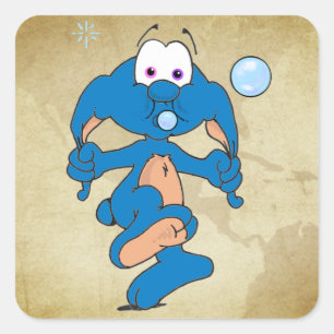 Sticker Carré DWEEBLINKS Les créatures inconnues