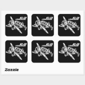 Sticker Carré E-2 Hawkeye (Feuille)