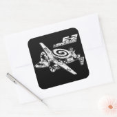 Sticker Carré E-2 Hawkeye (Enveloppe)