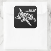 Sticker Carré E-2 Hawkeye (Sac)