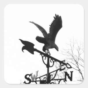 Sticker Carré Eagle and Arrow