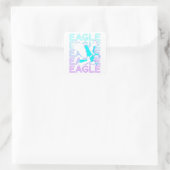 Sticker Carré Eagle Retro (Sac)