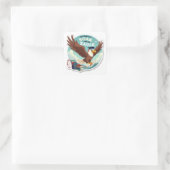 Sticker Carré Eagle 'Soar High' (Sac)