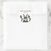 Sticker Carré Easter 67 Six Seven Fun Cool Boys School Class (Sac)