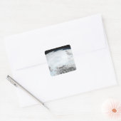 Sticker Carré Eau arctique 2 (Enveloppe)