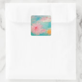 Sticker Carré Eau fleurie (Sac)