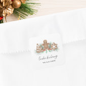 Sticker Carré Échange de cookies