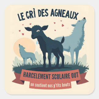 Sticker Carré Écho Contre l’Oppression - Insigne #BalanceTonTyra