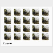Sticker Carré éclipse solaire au-dessus de l'Asie du Sud-Est (Feuille)