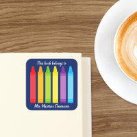 École Élémentaire Cute Ce Livre Appartient À Crayo
