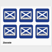 Sticker Carré Écosse (Feuille)