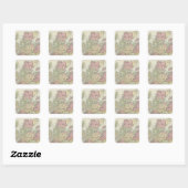 Sticker Carré Écosse (Feuille)