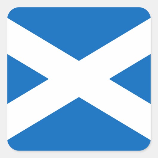 Sticker Carré Écosse (Devant)