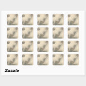 Sticker Carré Écosse 4 (Feuille)