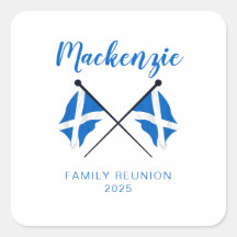 Ecosse Drapeaux Famille Réunion