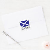Sticker Carré Écosse et drapeau écossais (Enveloppe)