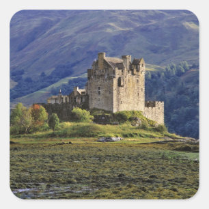 Sticker Carré Écosse, Highland, Wester Ross, Eilean Donan 3