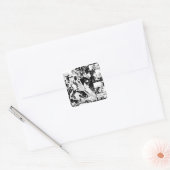 Sticker Carré Écran Flash et vert 2 (Enveloppe)