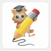 Sticker Carré Écriture de hibl (Devant)