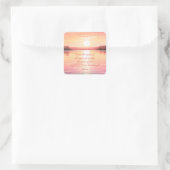 Sticker Carré Écriture Psaume 113:3 (Sac)