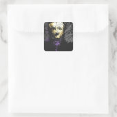 Sticker Carré Edgar Allan Poe (Sac)