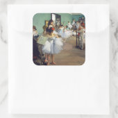 Sticker Carré Edgar Degas - Classe Danse (Sac)