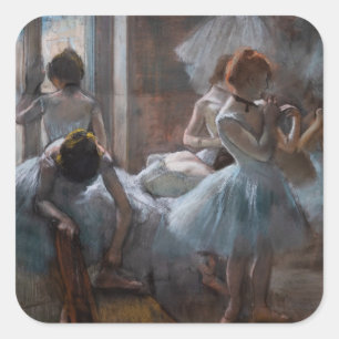 Sticker Carré Edgar Degas - Danseuses