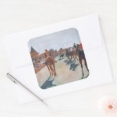 Sticker Carré Edgar Degas - La Parade (Enveloppe)