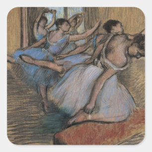 Sticker Carré Edgar Degas Les Danseurs
