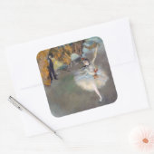 Sticker Carré Edgar Degas - L'Étoile / Danseur sur scène (Enveloppe)