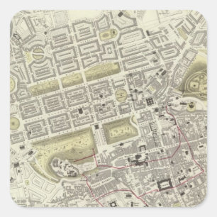 Sticker Carré Édimbourg