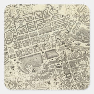 Sticker Carré Édimbourg, Écosse