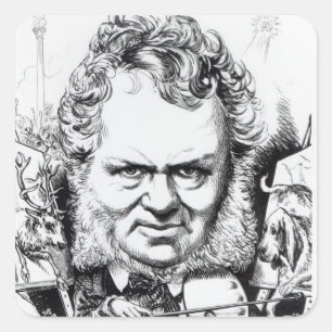 Sticker Carré Edwin Landseer