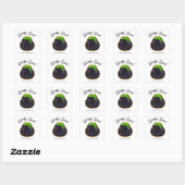 Sticker Carré Éffrayant Cauldron Sucre Cookie Personnalisable (Feuille)