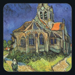 Sticker Carré Eglise à Auvers-sur-Oise par Vincent van Gogh<br><div class="desc">L'église d'Auvers par Vincent van Gogh est une peinture architecturale de post impressionnisme d'art vintage. Vue extérieure d'une église aux vitraux et personnage se dirigeant vers la Chapelle par un chemin pavé. À propos de l'artiste : Vincent Willem van Gogh (1853-1890) fut l'un des peintres Post impressionnistes les plus célèbres...</div>