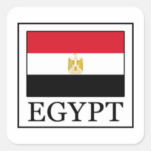 Sticker Carré Égypte