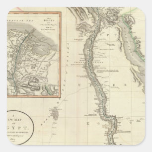 Sticker Carré Égypte 8