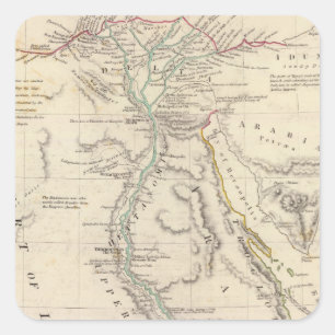 Sticker Carré Égypte ancienne