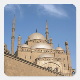 Sticker Carré Égypte, Le Caire, Citadelle, Mosquée de Muhammad A